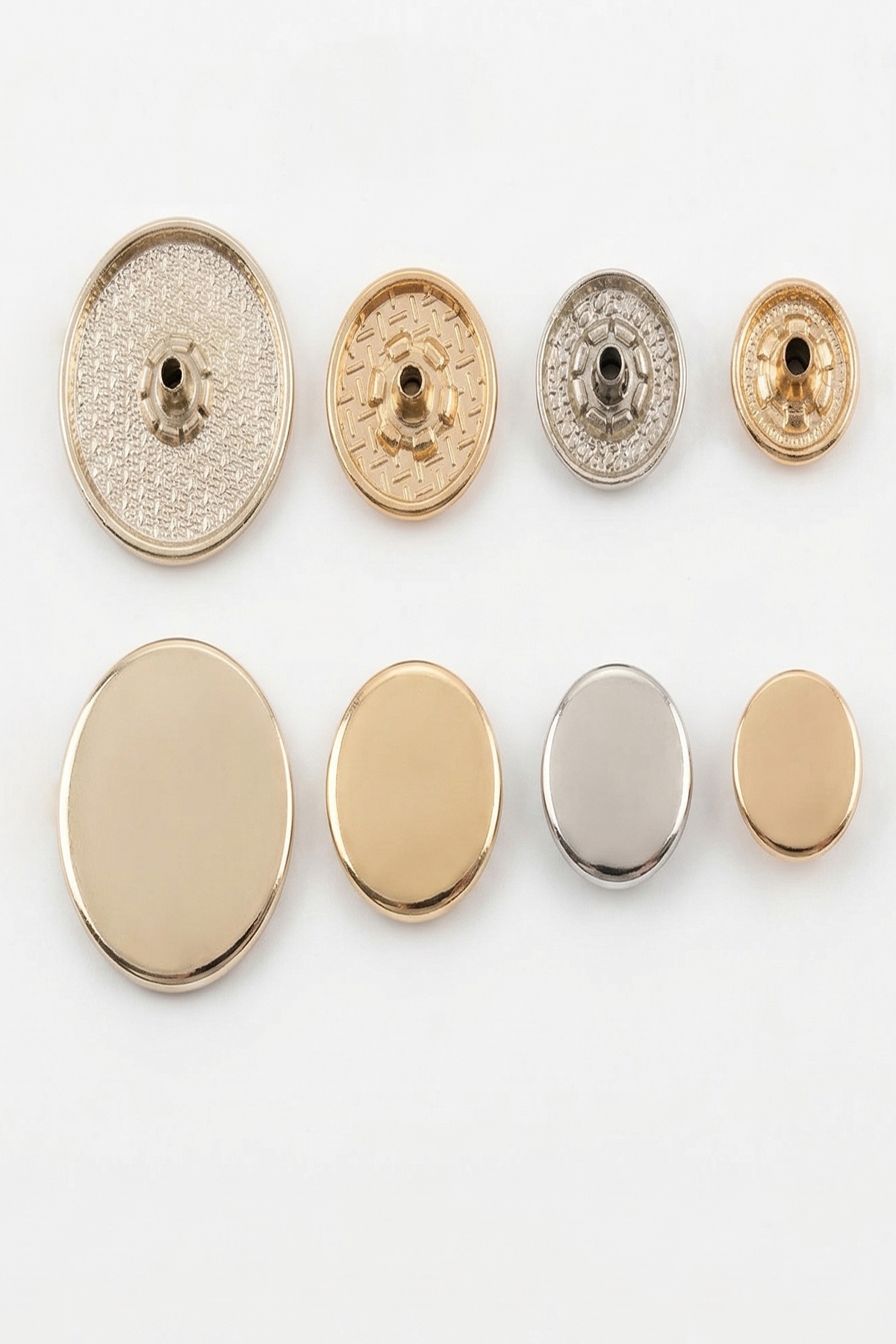 17 mm İthal Zamak takım - Alt Parçalar Pirinç LDR-306 (200 Adet)