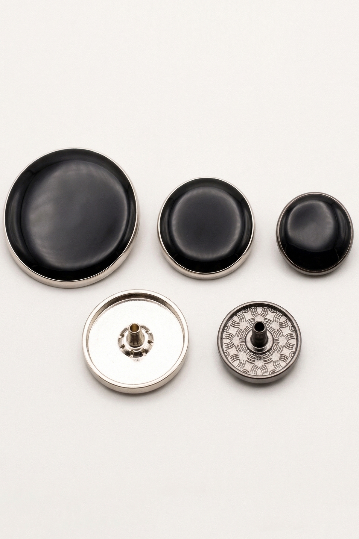 Zamak Kafa Mineli Çıt Çıt Takım 17 mm LDR-308 (200 Adet)